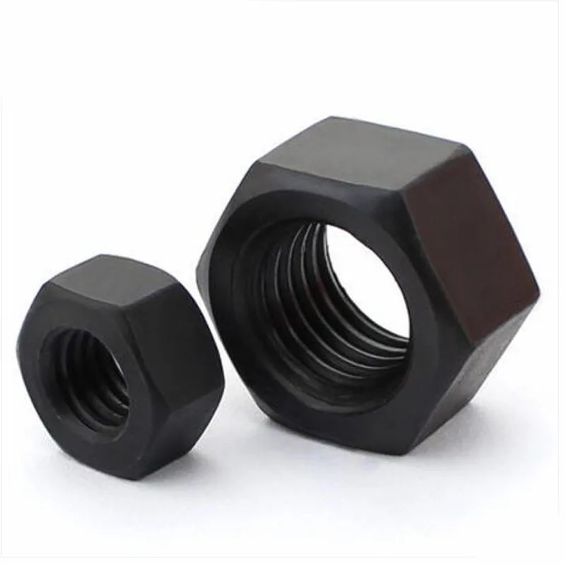 Черная цинковая Шестигранная гайка/винтовая крышка M2/3/4/5/6/8/10/12/14/16/18/20/22/24 |