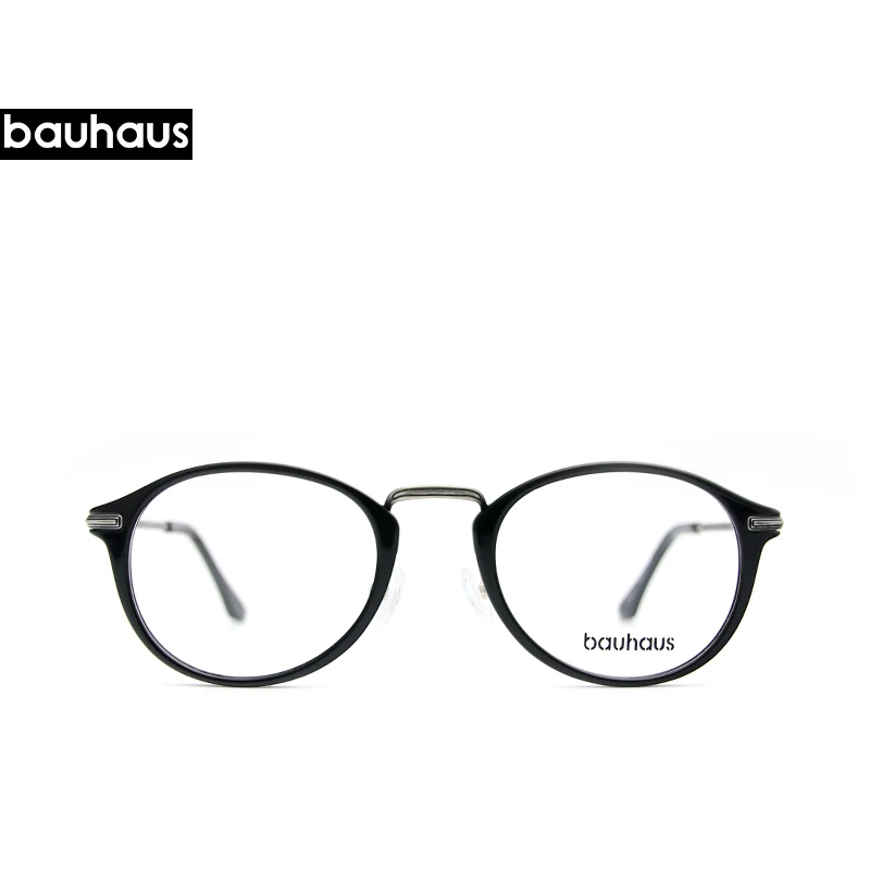 C1 Bauhaus новейшие винтажные очки с прозрачными линзами, оправа для женщин и мужчин, Ретро стиль, унисекс, оптические очки - Цвет оправы: C1