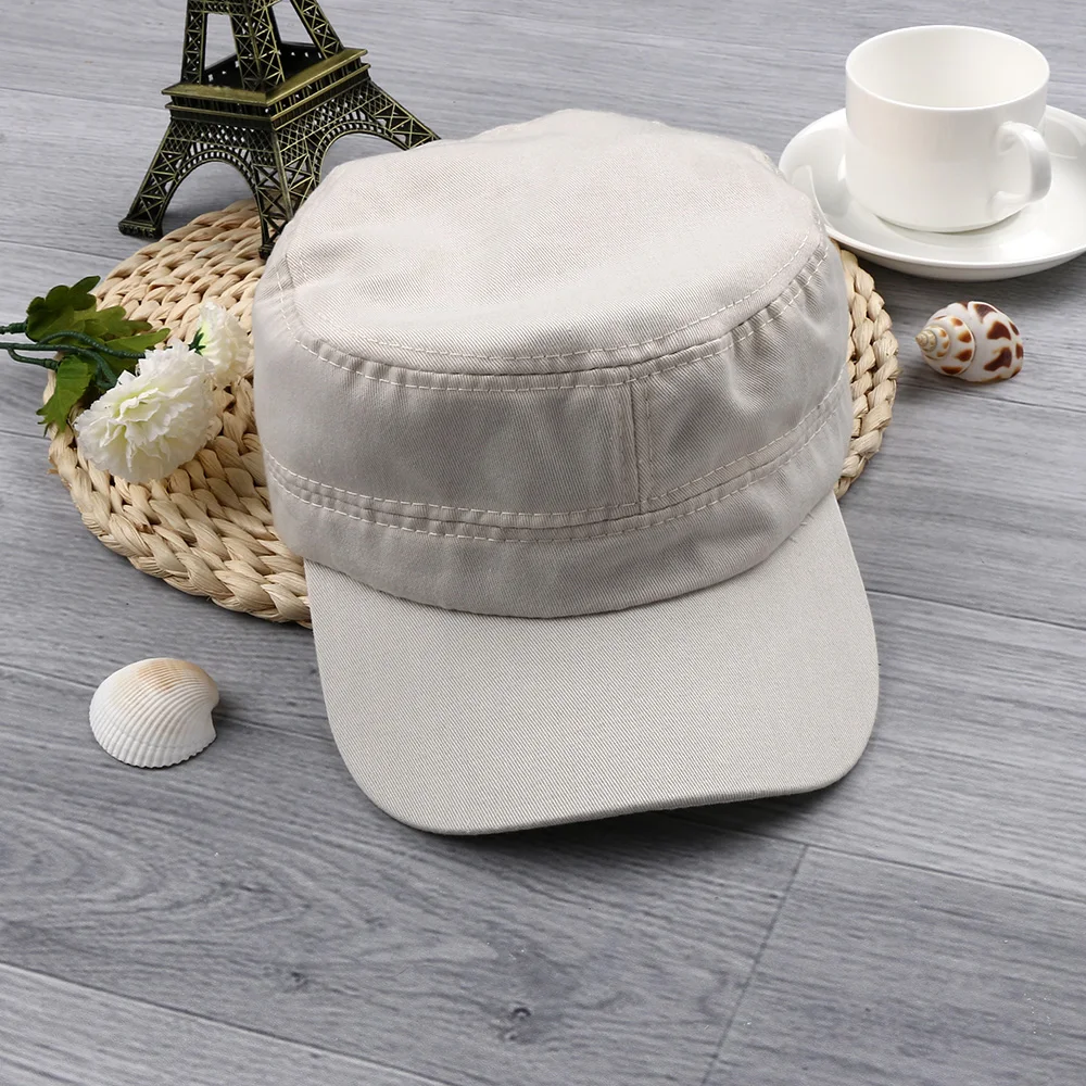 1 шт. Классическая однотонная винтажная армейская шляпа унисекс для женщин и