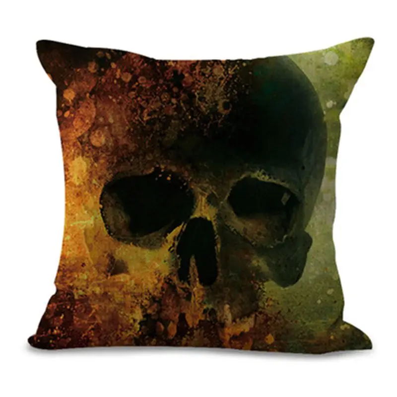 Горячая Распродажа современные наволочки с изображением головы черепа чехлы на