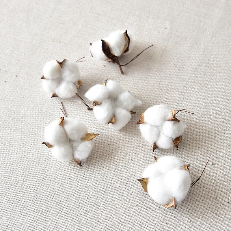 Искусственные хлопковые украшения для дерева 10 шт./лот на Рождество Новый Год