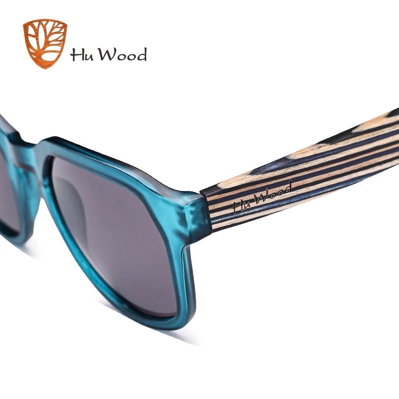 Мужские солнцезащитные очки HU WOOD 2018 с градиентными линзами мужские Wo деревянные