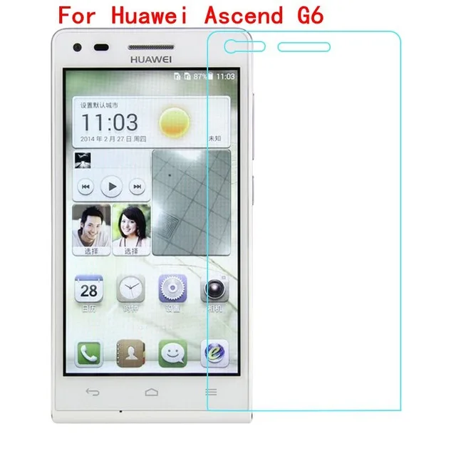 2.5D Закаленное стекло для Huawei G6 U10 Высококачественная защитная пленка