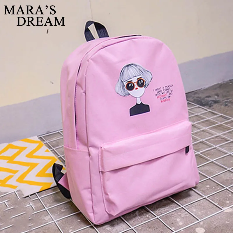 Mara's Dream новый холщовый рюкзак с принтом для школьников сумка на плечо женщин