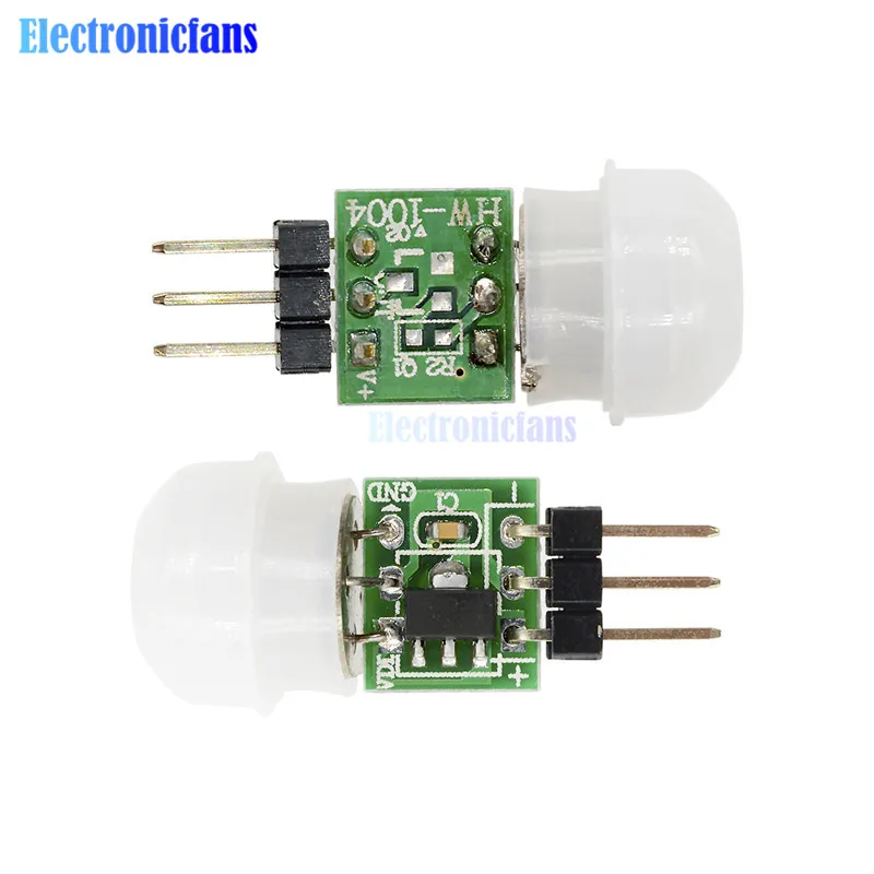 SR501 модуль детектора датчика движения регулируемый ИК пироэлектрический