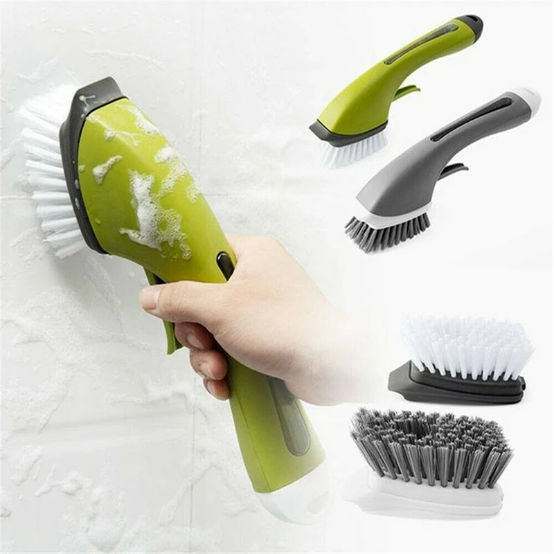1pc Cleaning Brushes Washing Floor Long Handle Sink Kitchen Multifunctional Automatic Household Tools Bath Accessories | Дом и сад