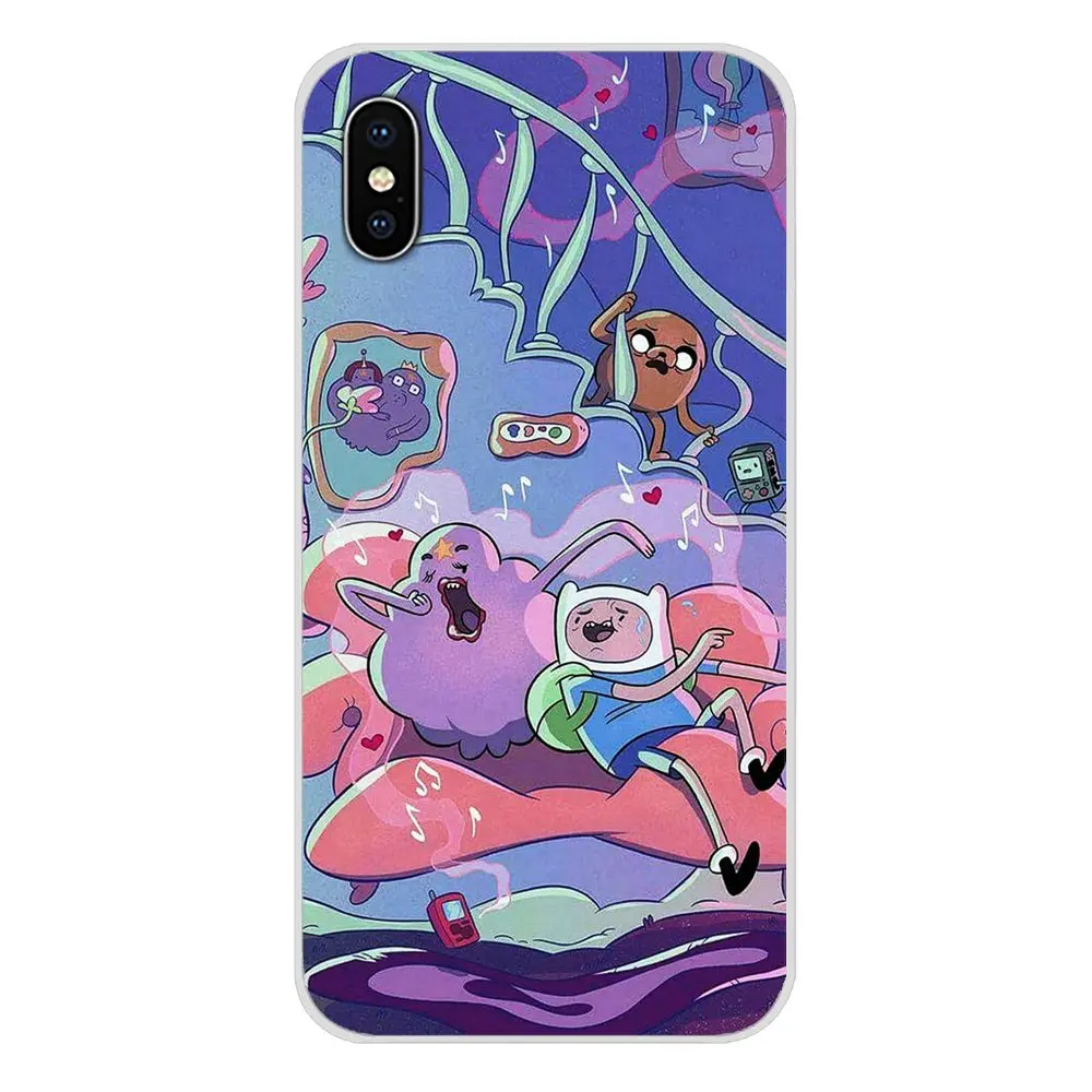 For Samsung Galaxy S4 S5 MINI S6 S7 edge S8 S9 S10 Plus Note 3 4 5 8 9 Adventure Time Accessories Phone Shell Covers | Мобильные