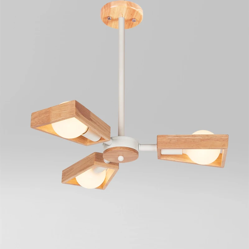 Новый современный деревянный подвесной светильник в скандинавском стиле