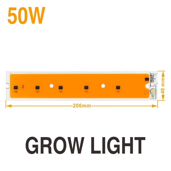 50W Grow Light Chip 220 В светодиодный светильник для выращивания 50 Вт 100 Вт Светодиодный прожектор s Точечный светильник Fitolamp lodine лампа для комнатных растений и цветов светильник для рассады с европейской вилкой - Испускаемый цвет: 50W Grow Light Chip