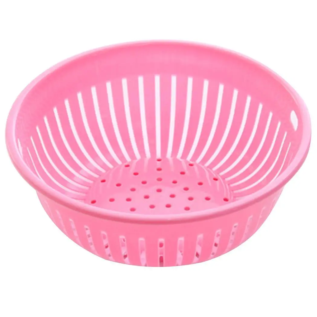 1 шт. слив фруктов и овощей круглый полый пластиковое хранение сделано из