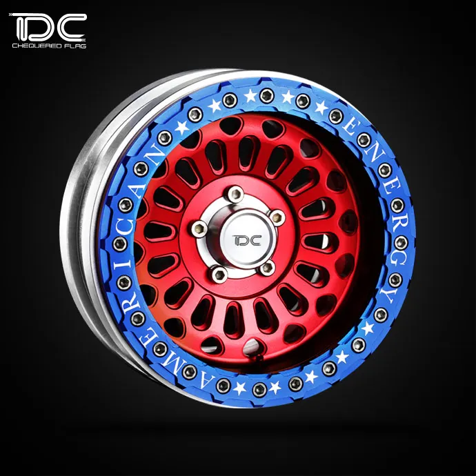 DC 2.2 дюймов сплав ступицы колеса (американский силы) 2 шт./пара 90369 для 1/10 Масштаб RC