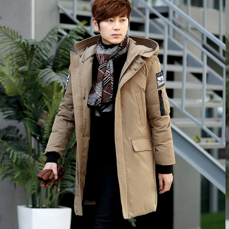 Новое поступление 2018 зимняя мужская куртка с хлопковой подкладкой длинное