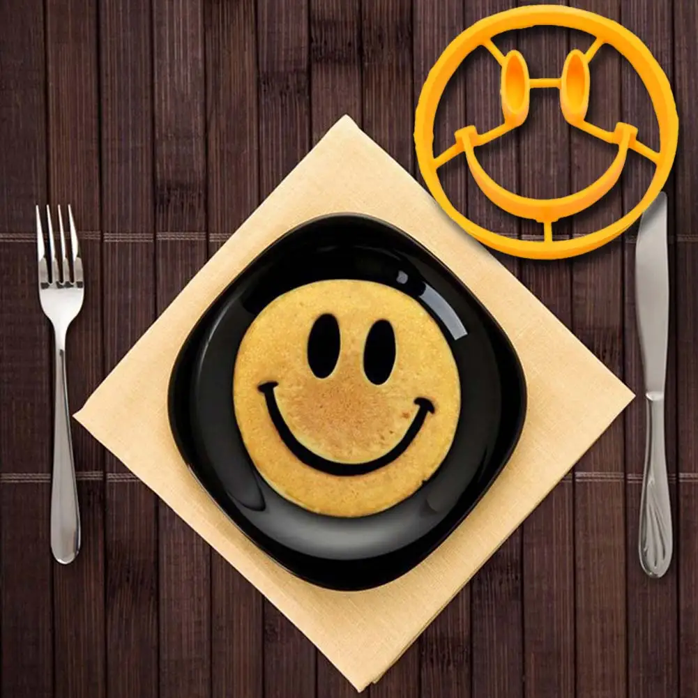 Горячая силиконовая улыбающаяся Яичница жареный торт формы Формирователь