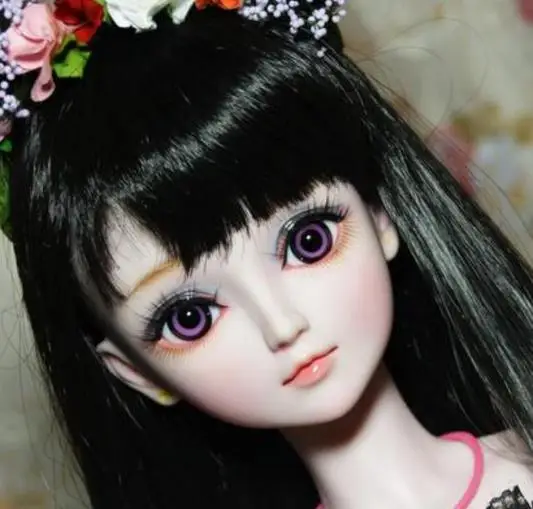 Полный комплект Высокое качество 60 см ПВХ кукла 1/3 Девушка bjd huayu парик одежда все включено ночь Лолита reborn baby лучший подарок модель куклы