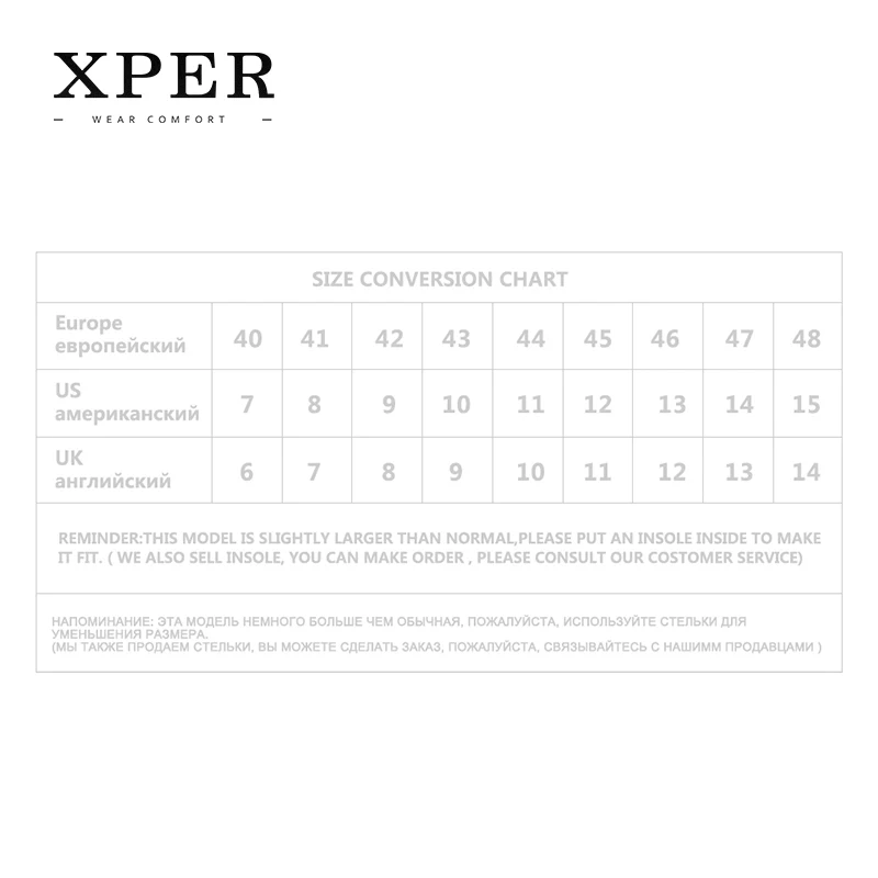 Size 40~46 Brand XPER Casual Men Dress Shoes Lace-Up Wear Comfortable Wedding #YM86518BL/BU | Обувь