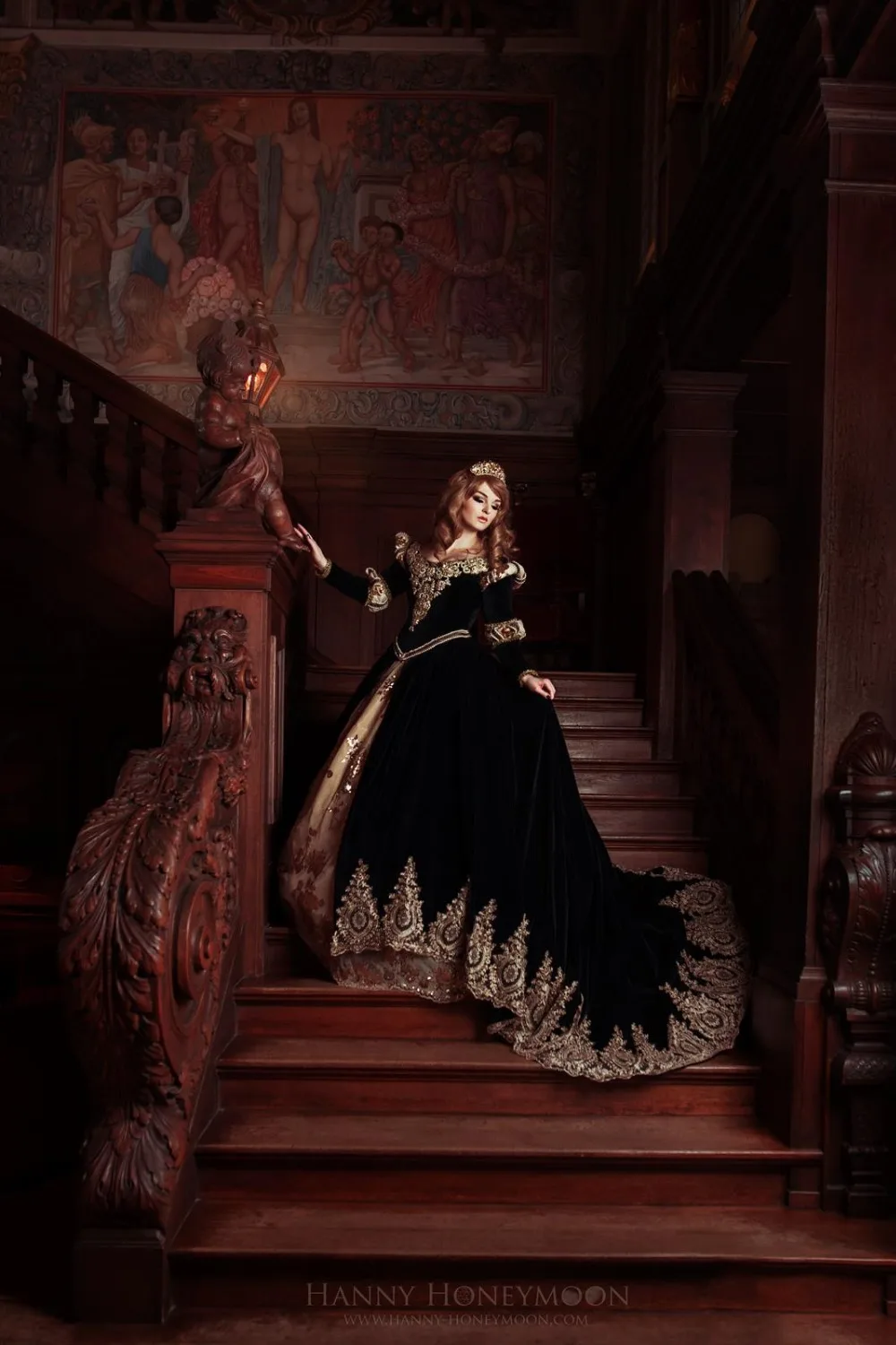 В продаже женское платье в викторианском стиле готика/Гражданская война бальное