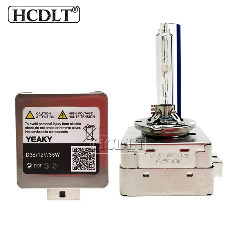 HCDLT Yeaky 35 Вт Xenon H1 H3 H7 H11 9005 9006 D2H D2S D2R D4S D1S D3S ксеноновая лампа 4500K 5500K 6500K HID