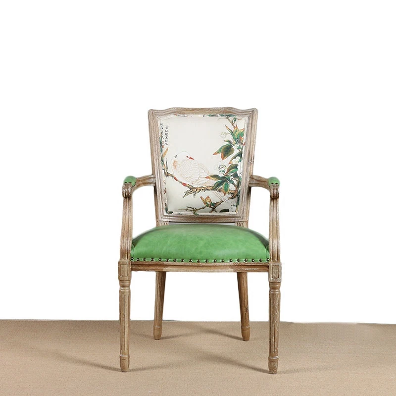 Луи модный кофейный стул американская кантри мебель французский европейский