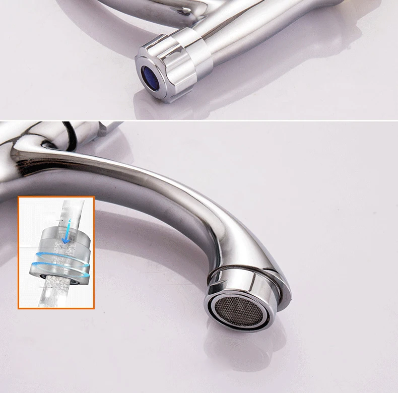 

Senducs Fashion Cold Basin Sink Mixer Tap with Quality Zinc Alloy Bathroom Basin Sink Faucet for Popular Single Cold Water Tap