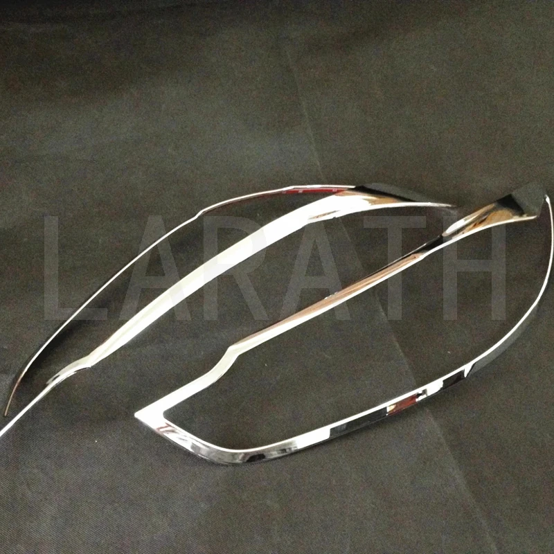 Для Mazda 6 Atenza 2013 3-го поколения ABS хромированные, для передних фар ободок для фары планки авто аксессуары 2 шт./компл