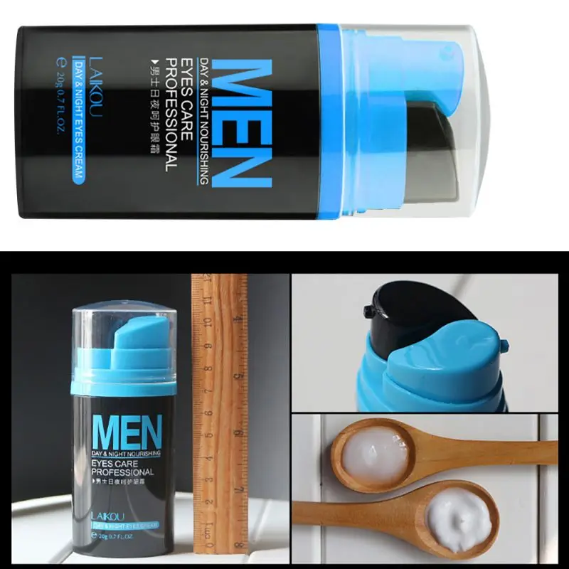 20g Men Eye Cream Day and Night Care Face Remove Black Circle Puffiness Anti-wrinkle |