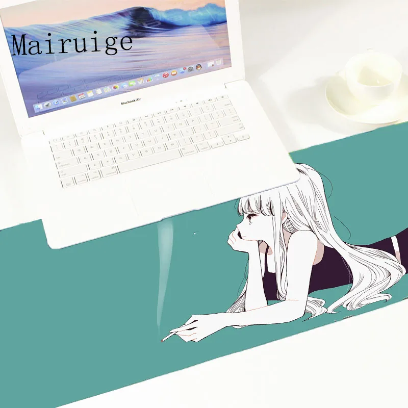 Mairuige высокое качество горячая Распродажа большой коврик для мыши с аниме