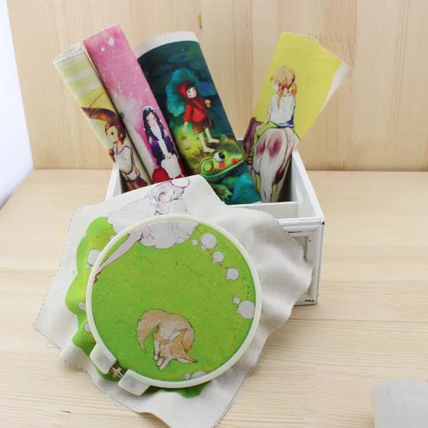 Мисс детства DIY Чувствуется хлопок ткань куклы для пошива моделей ремесел