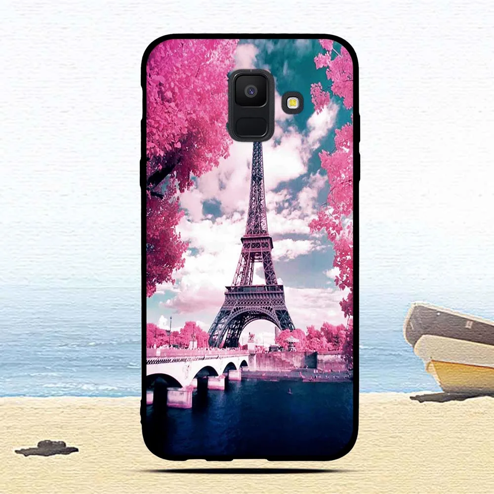 Phone For Samsung Galaxy A6 2018 Case Silicone Back Funda for Plus Black Matte Soft A9 Star Lite Cover |