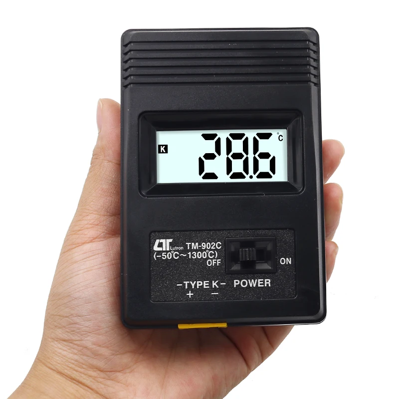 TM-902C (от-50C до 1300C) измеритель температуры TM902C цифровой K Тип термометр датчик +
