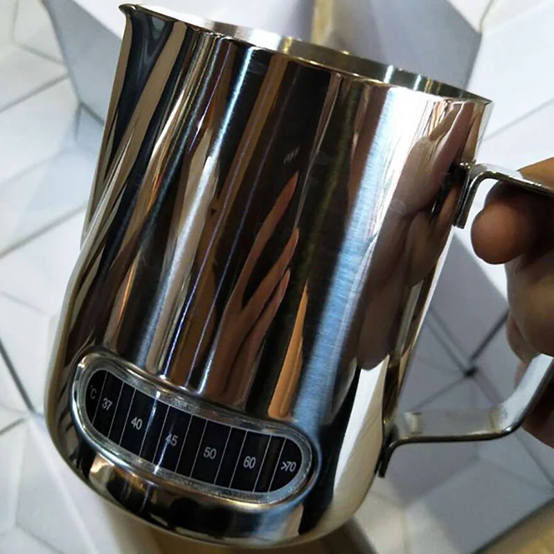 Кувшин MICCK из нержавеющей стали для взбивания капучино кофе молока чашки баристы