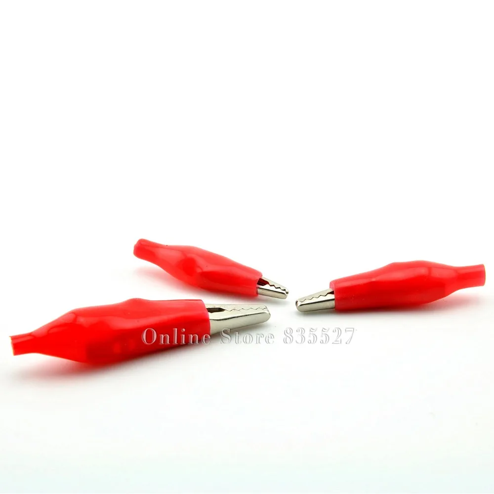 100 шт./лот (красный и черный Каждый 50 шт.) Маленький Крокодил оболочка куртка зажим