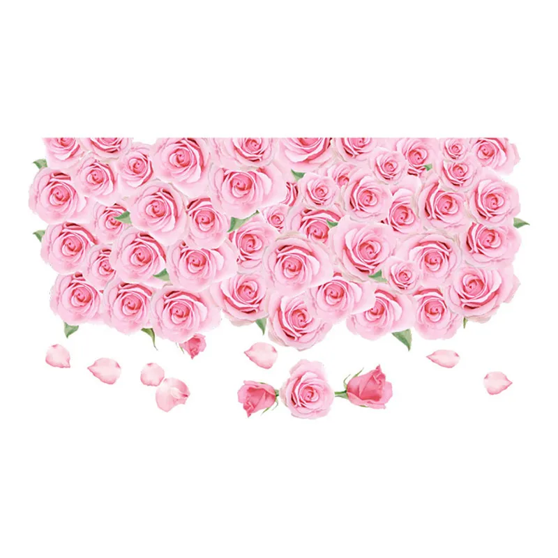 3D Океан Цветок бассейн наклейка аквариум ванная комната декоративные настенные