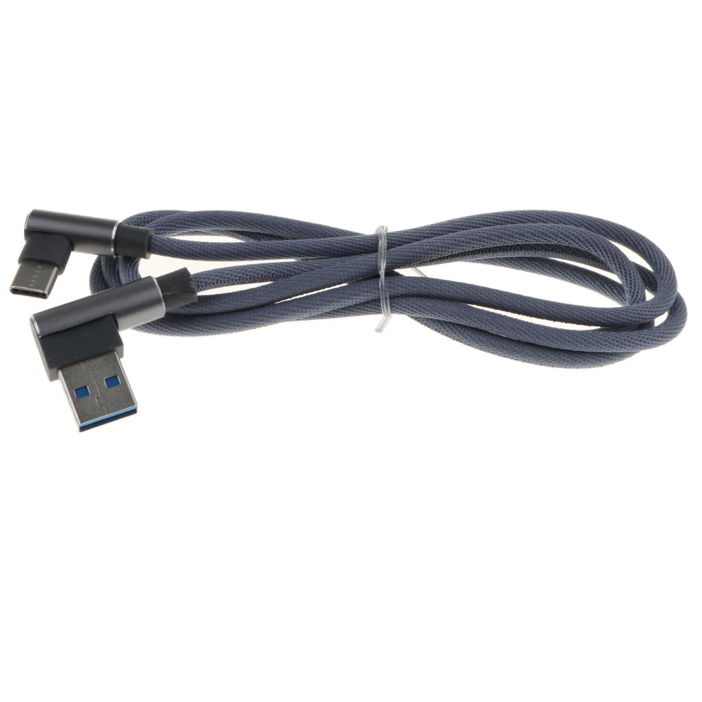 1 м/3 3 фута USB 2 0 Type C 90 градусов кабель Мобильный телефон зарядное устройство