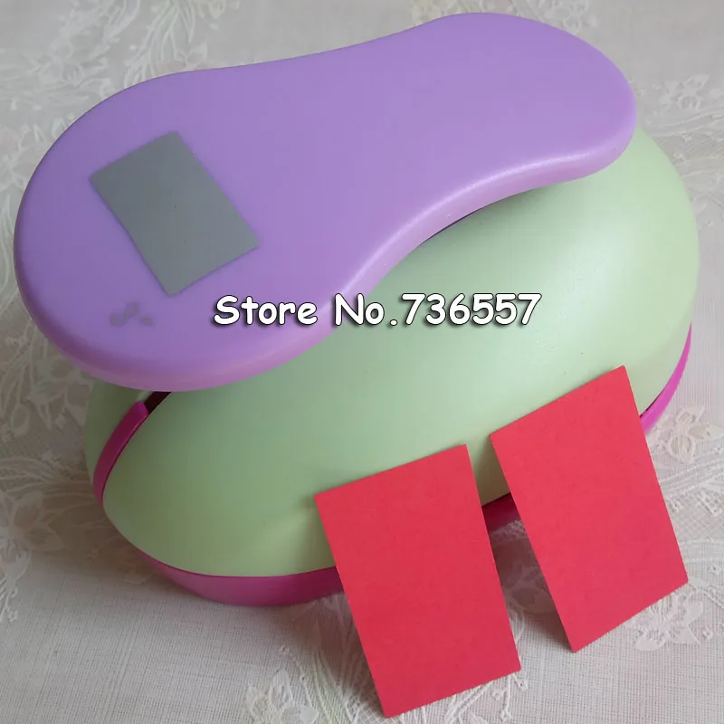 

Big Rectangle EVA foam puncher paper cutter for greeting card handmade DIY craft punch furador scrapbook Rectangular hole punch