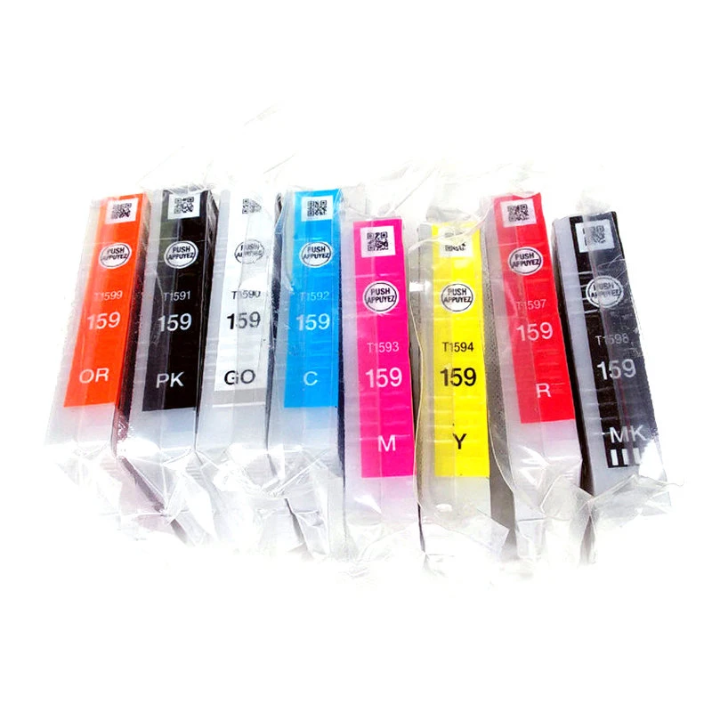Vilaxh T159 совместимый чернильный картридж для Epson 159 T1590 T1599 Stylus Photo R2000 R2000S A3
