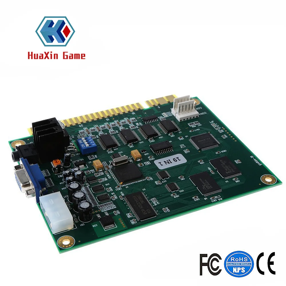 19 в 1 Горизонтальная мультифункциональная Игровая плата PCB для видеоигр Jamma |