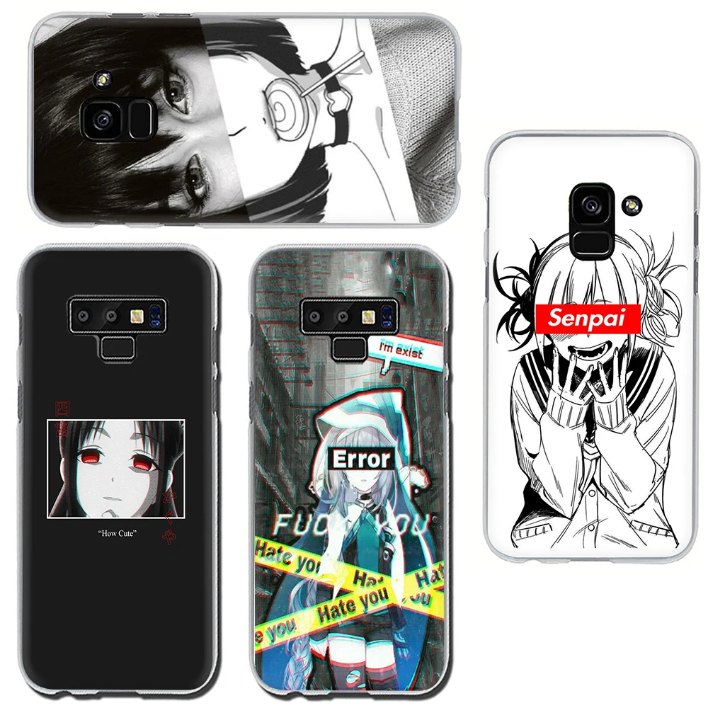 Жесткий чехол для телефона с японским аниме Sad Samsung Galaxy A3 A5 2016 2017 A7 A8 A9 2018 A 10 30 40 50 70 |