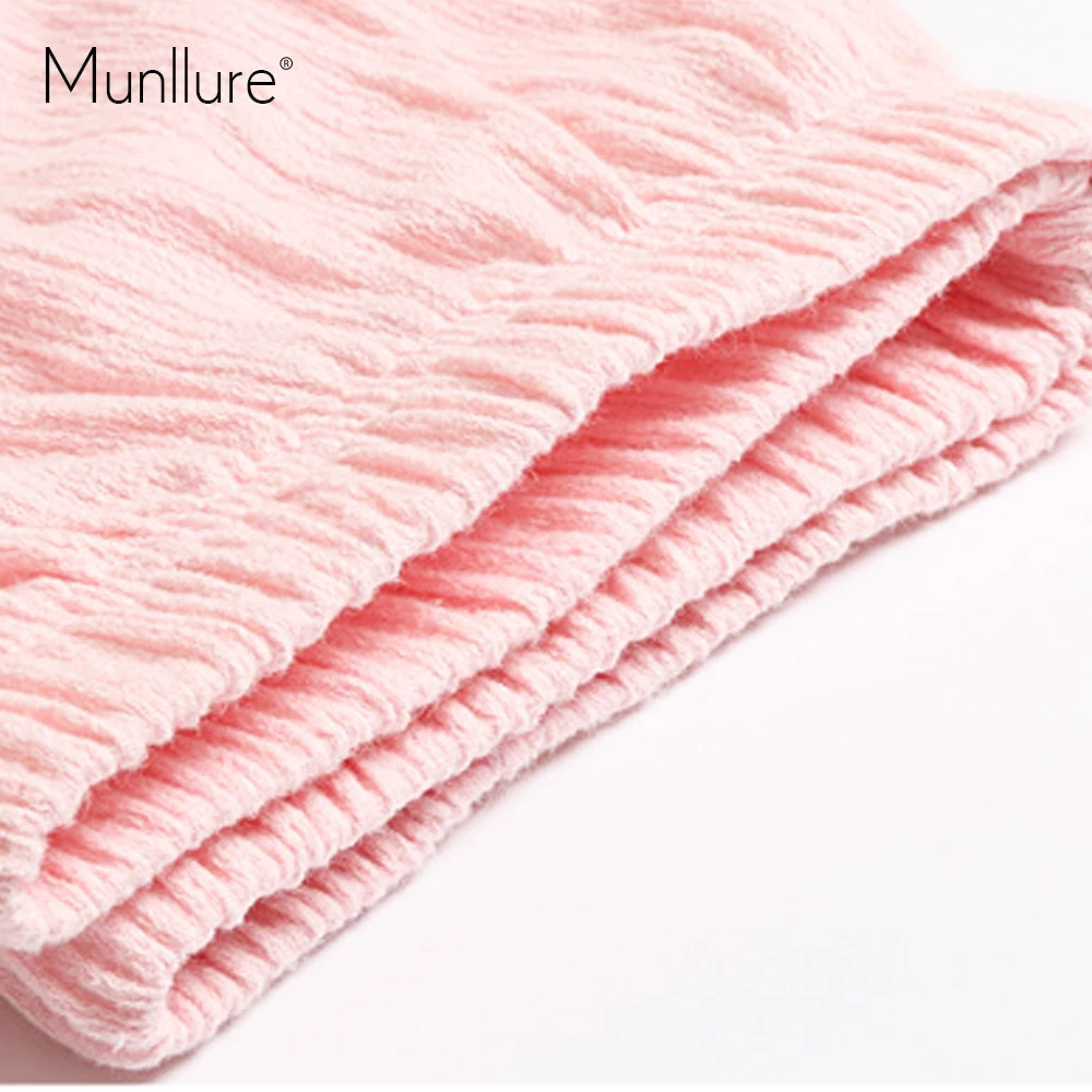 Munllure Сладкий Хлопок Шею Шнурок Мягкий Ночной Рубашке для Дам Повседневная