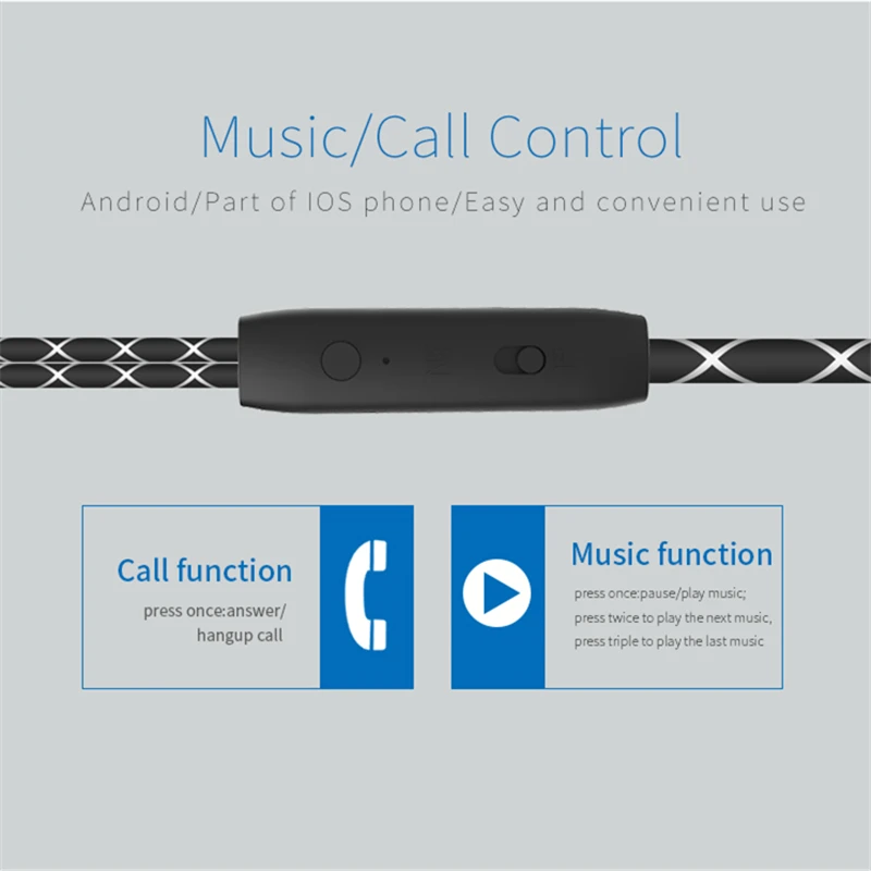 Наушники GOLF Universal 3,5 мм джек In-Ear для iPhone 4S/5S/6S Plus Samsung S6 S7 LG G3 G4 Android Phone Music.