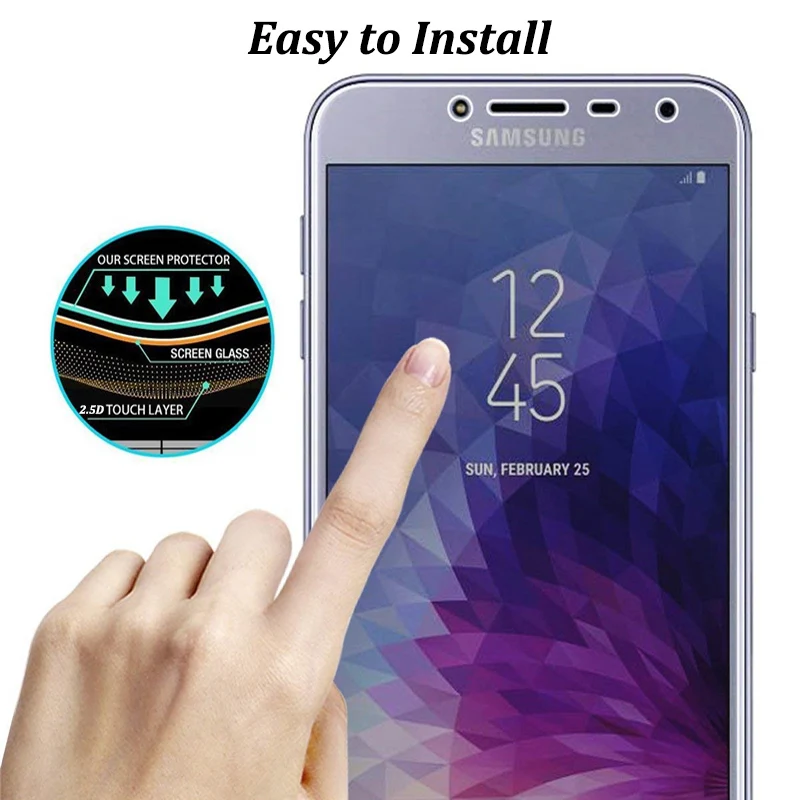 Защитное стекло для samsung j4 j8 2018 j1 j2 j3 j5 j6 j7 prime защитная пленка из закаленного