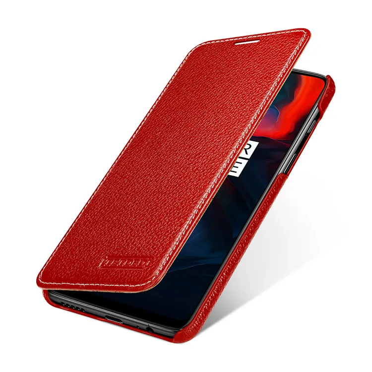 Роскошный чехол ручной работы из коровьей кожи для Oneplus 6, натуральная кожа, чехол для телефона Oneplua6, флип-сумка для Oneplus 6T 1+ 6