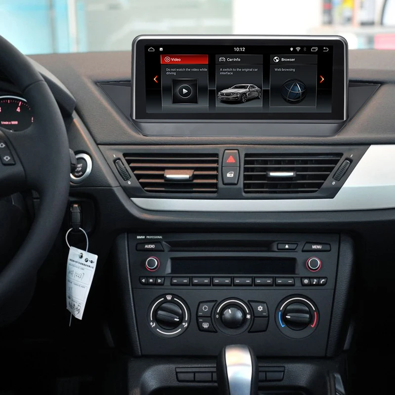 Автомобильный мультимедийный проигрыватель радио 10 25 &quotэкран Android 8 1 PX6 для BMW X1 E84