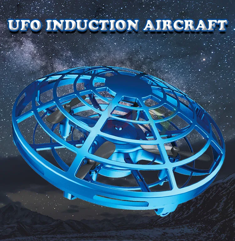 Мини UFO Дрон игрушки Инфракрасный зондирование управление интерактивный самолет жесты индукции управления led высота удержания Квадрокоптер для детей