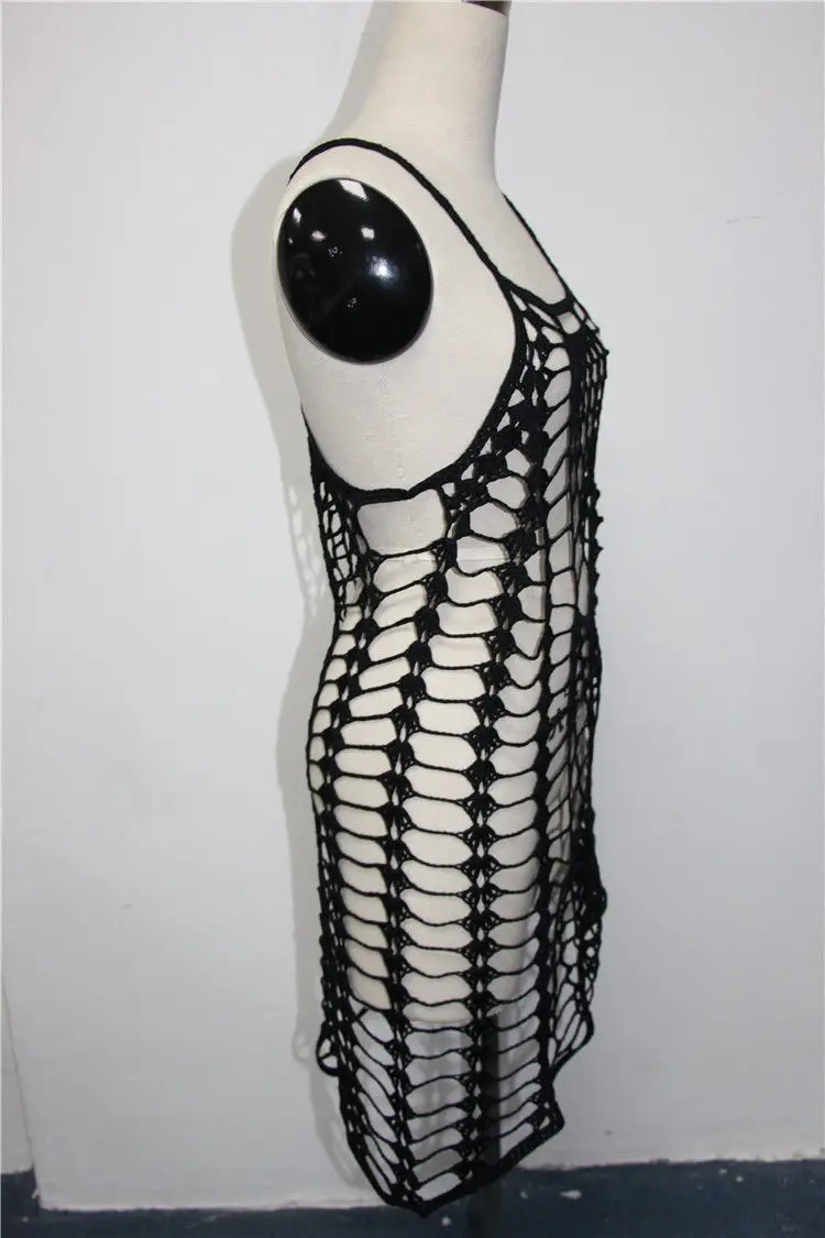 2017 летний женский сексуальный купальник вязаный крючком бикини накидка ажурный