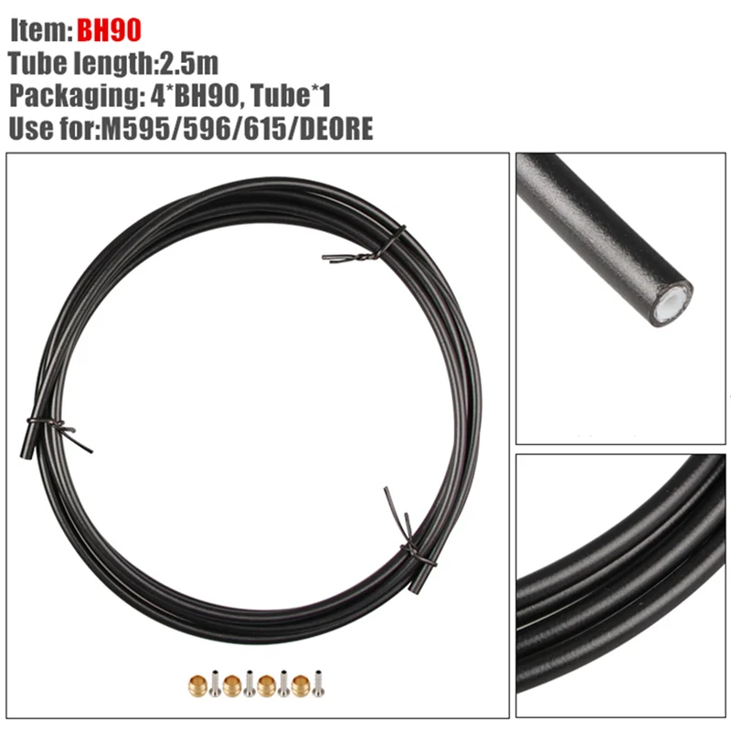 Комплект шлангов для гидравлического дискового тормоза труб Shimano SM BH59 BH90 W/4 пары
