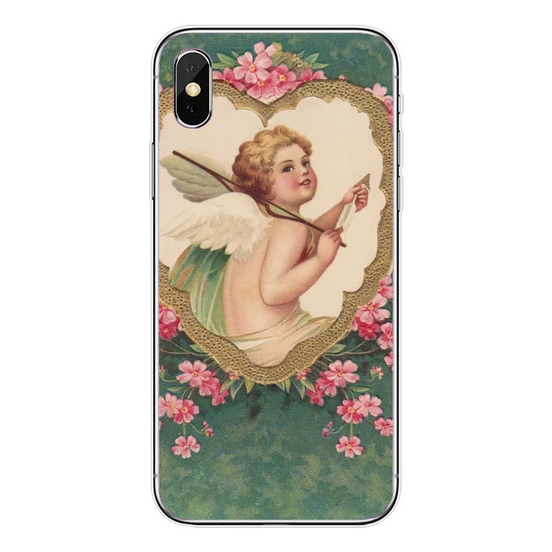 Новинка Ренессанс ангелы Fundas Мягкий ТПУ чехол для телефона для iPhone 11Pro 8 7 Plus 6 6S Plus X XS MAX 5 5S SE XR 10 11Pro MAX чехол - Цвет: TPU
