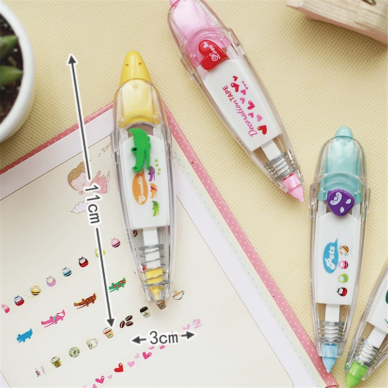 Симпатичная Корректирующая лента декоративные ленты для письма дневника