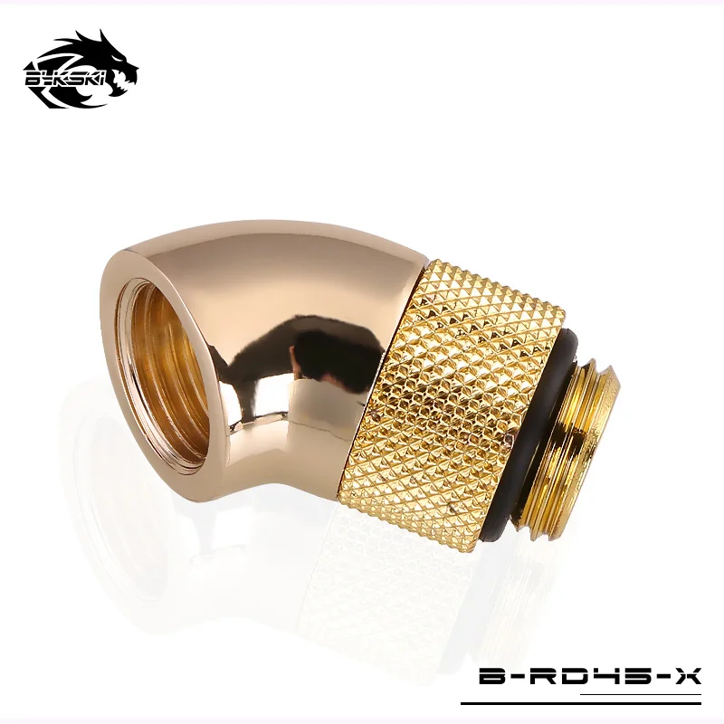 BYKSKI Золотая версия G1/штепсельные вилки 4/штуцера шланга/OD14mm фитинг для жесткой