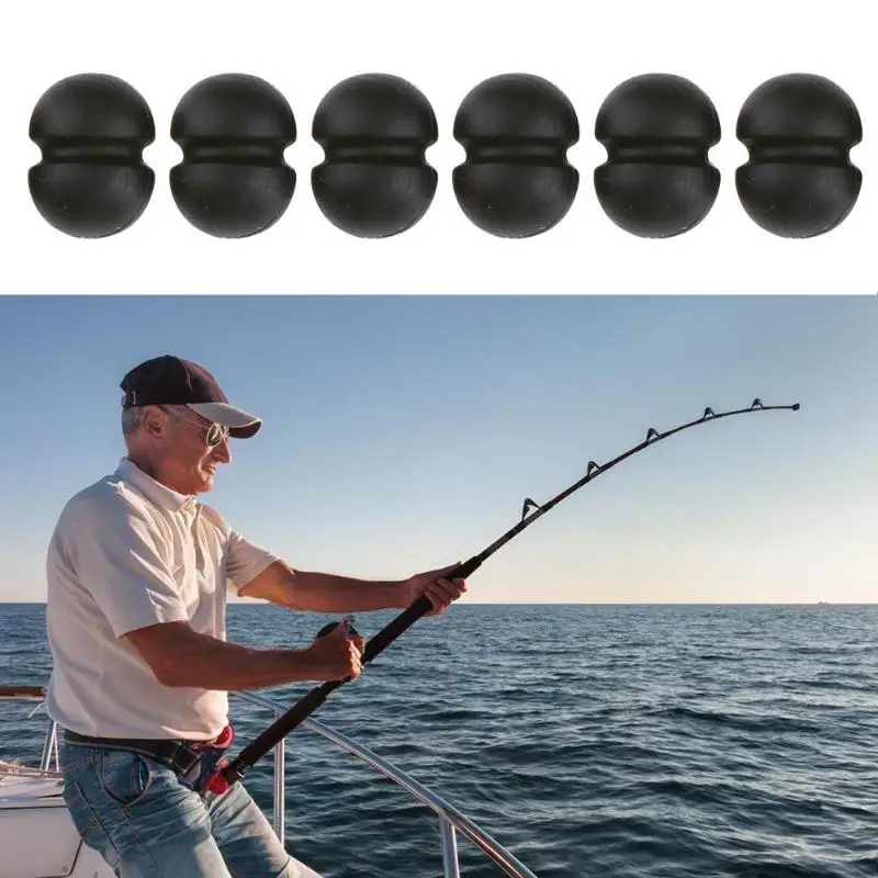 50pcs/lot 10g Black Carp Fishing Chod Heli Beads TPR Carp Fishing Chod Heli Helicopter Beads Terminal Tackle Tool Accessories