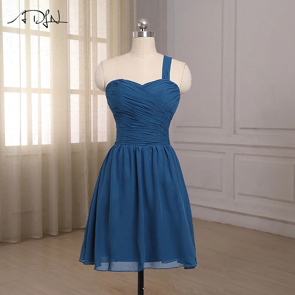 ADLN Свадебные платья подружек невесты модные женские туфли на одно плечо без